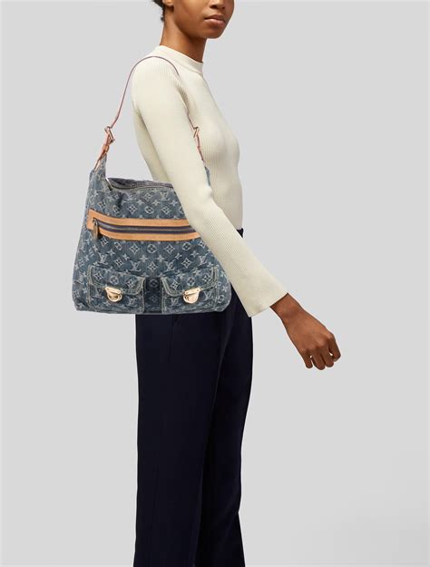 louis vuitton monogram denim buggy pm shoulder bag|slouchy pm handbags.